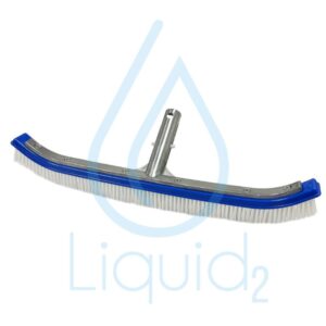 Cepillo de Lujo 18" (46cms) Cerdas de Nylon y refuerzo en Aluminio PB-104.101 | Liquid2 Importadores de Equipos y Accesorios Para Piscina y Spa