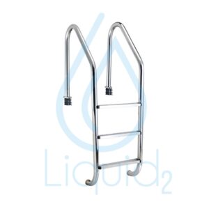 Escalera Estandar 3 Peldaños con Antideslizante en Acero Inoxidable | Liquid2 Importadores de Equipos y Accesorios Para Piscina y Spa
