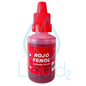 Rojo Fenol x 20ml | Liquid2 Importadores de Equipos y Accesorios Para Piscina y Spa